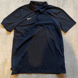 Nike Large Black Dri-FIT Franchise Polo shirt Performance Polo Size Large